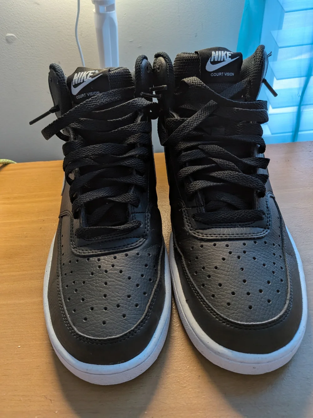 Nike Men’s Black Night Court Vision High-Top Sneakers